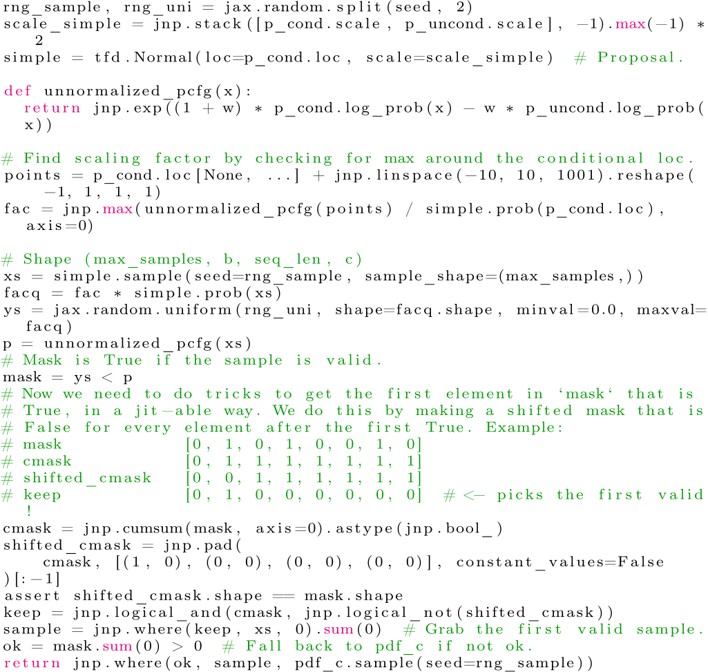 原论文 Figure 11：import jax import jax.numpy as jnp import tensorflow_probability as tfp tfd = tfp.substrates.jax.distributions