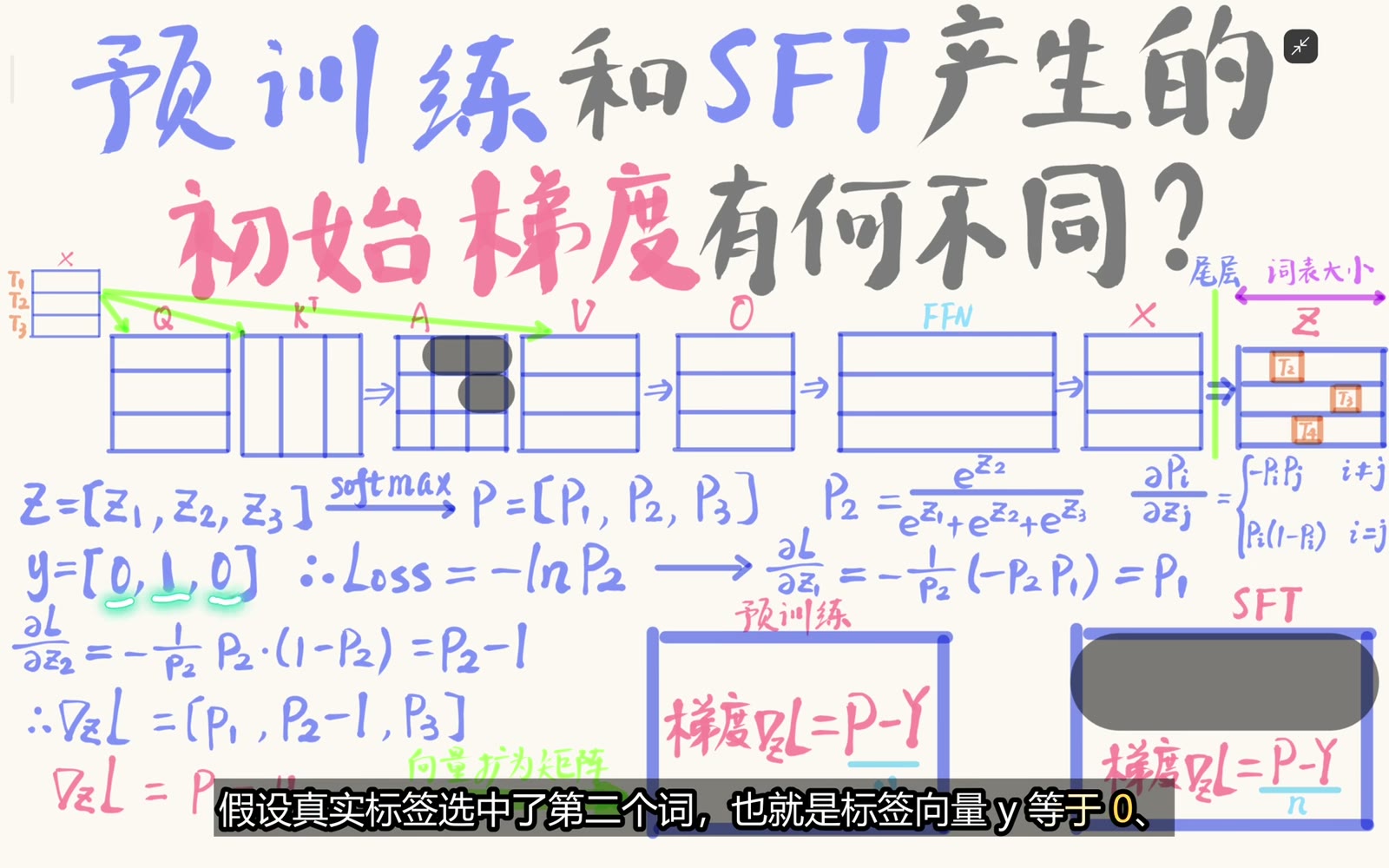 单位置 softmax 交叉熵以 one-hot 标签监督 logits