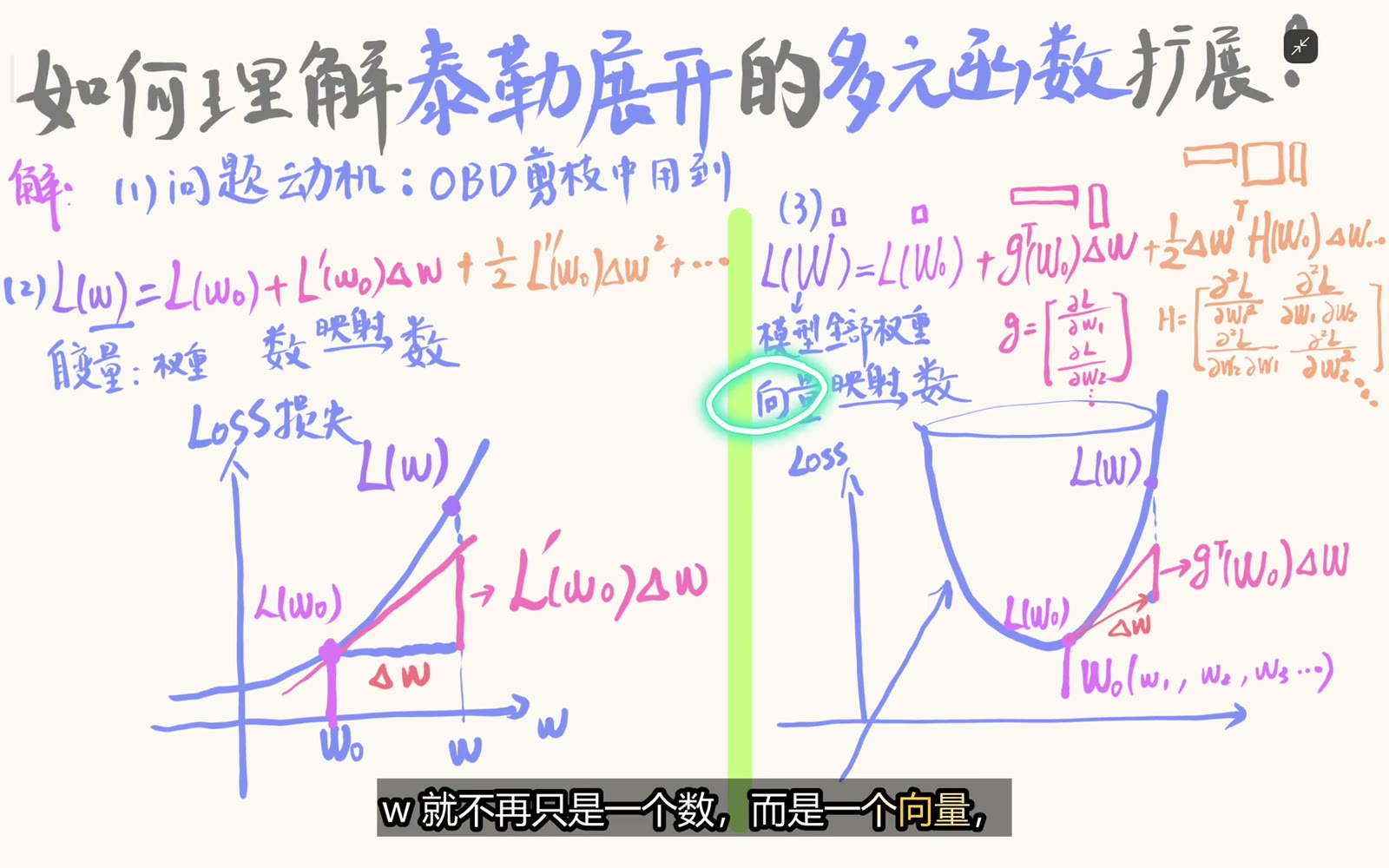 多元参数由一个标量扩展为包含全部分量的向量