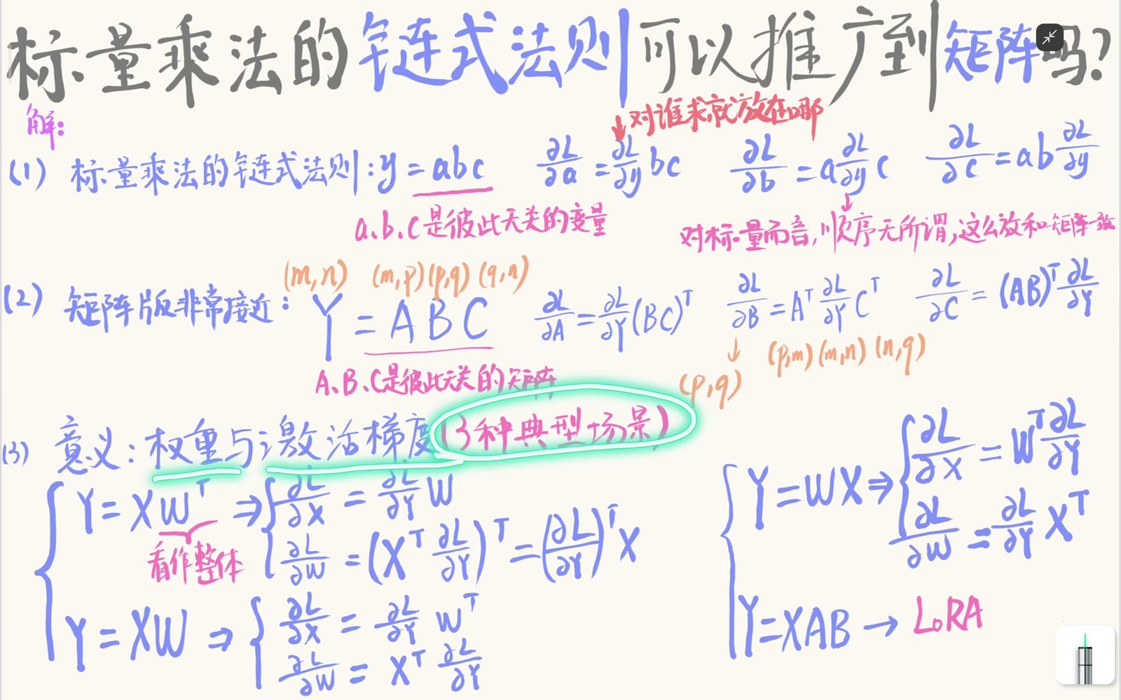不同目标因子的位置决定左右梯度因子的顺序