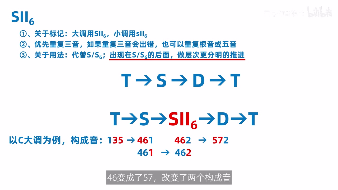 T-S-D-T 与加入 SII 六后的五环节功能推进及构成音变化