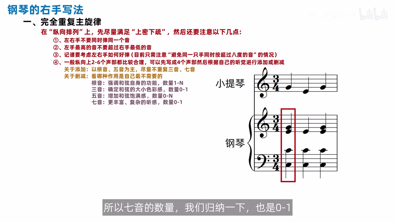 根音、三音、五音、七音的作用与建议数量完整汇总