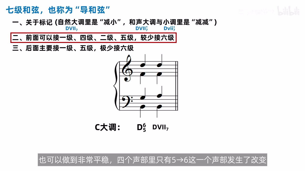 属五六接导七仅有五级音到六级音变化的完整谱例