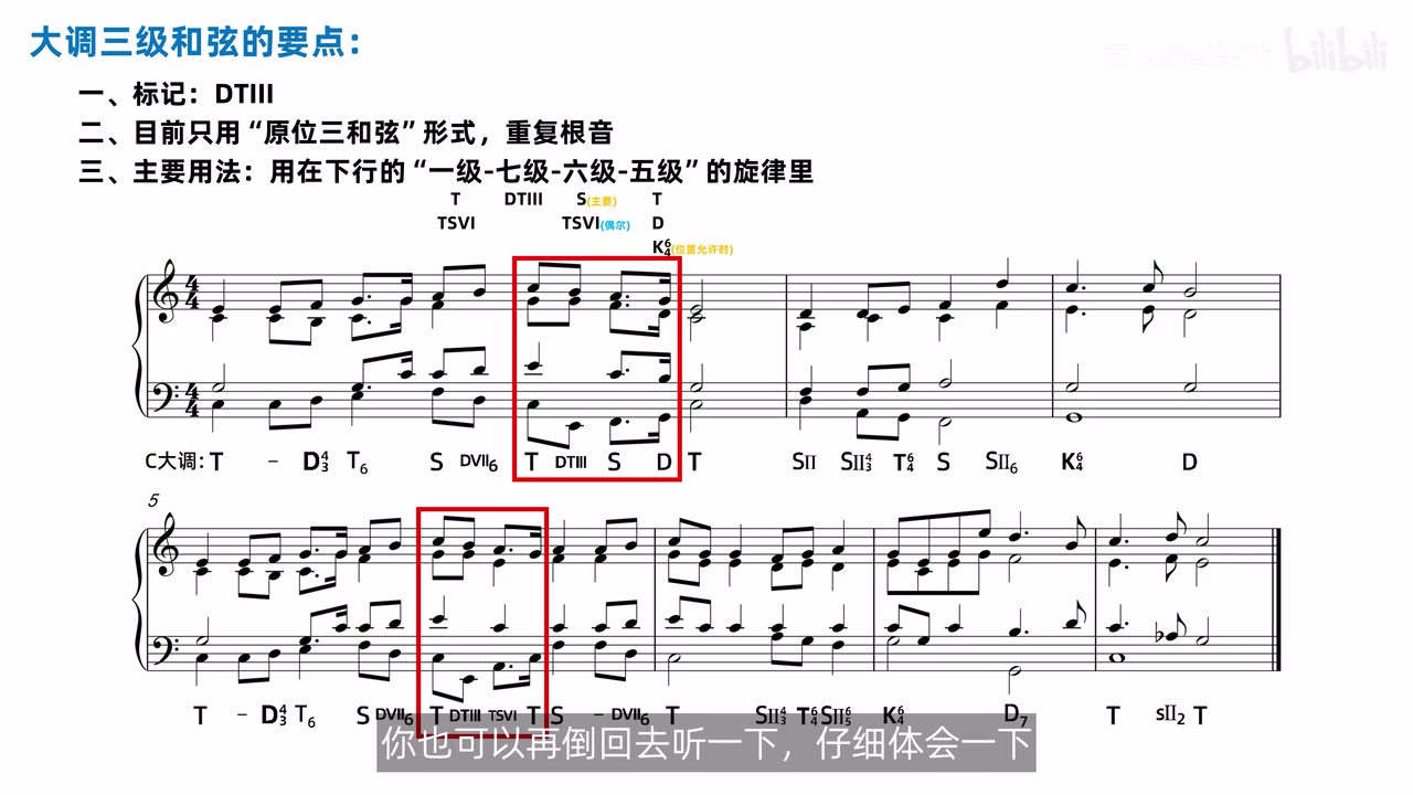 同一完整四部谱中两处下行1765分别用DTIII-S与DTIII-TSVI并以红框标出
