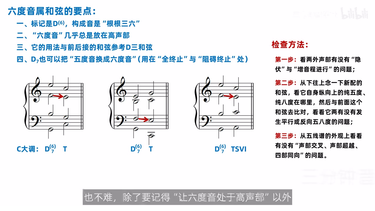 加六属七解决到T、T6与TSVI的三个完整例子
