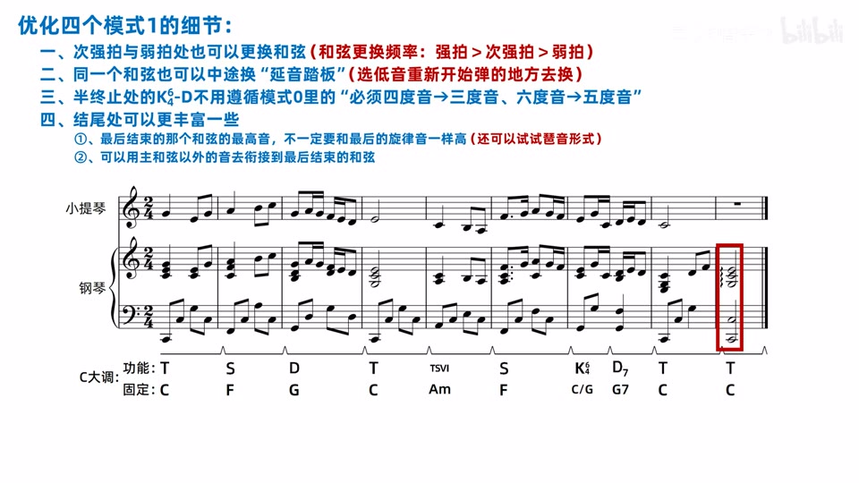 四项模式1优化与完整结尾谱例