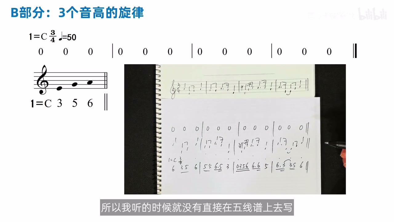 从节奏骨架到高低轮廓的两层记录示范